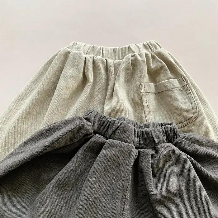Pantalon sarouel jambes larges enfants printemps 2024 - Vêtement décontracté bébé garçon fille mode nouveau