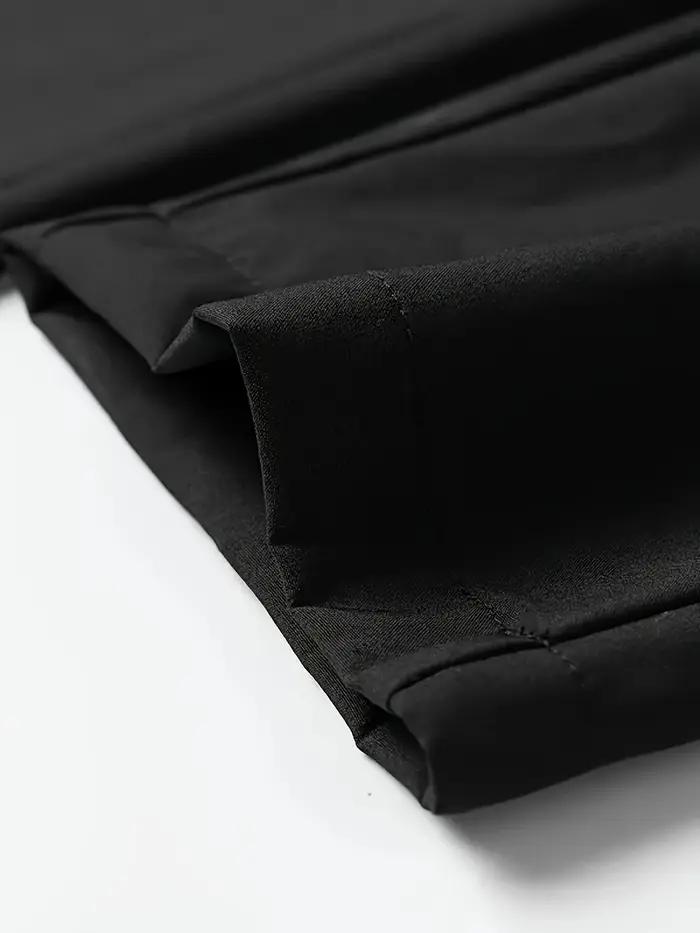 3 pièces pantalons décontractés pour hommes Stretch taille élastique survêtement coréen classique bl