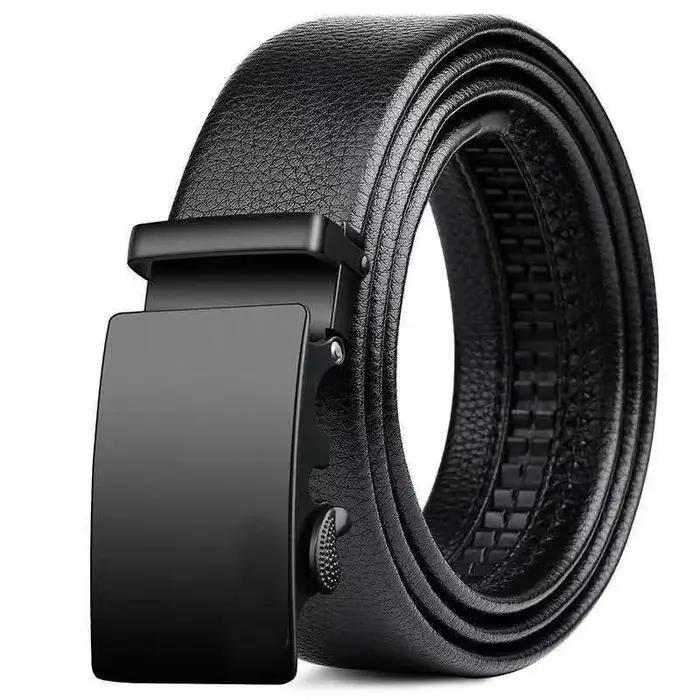 Ceinture pour hommes d'affaires de mode véritable marque de luxe ceinture boucle en métal ceinture e