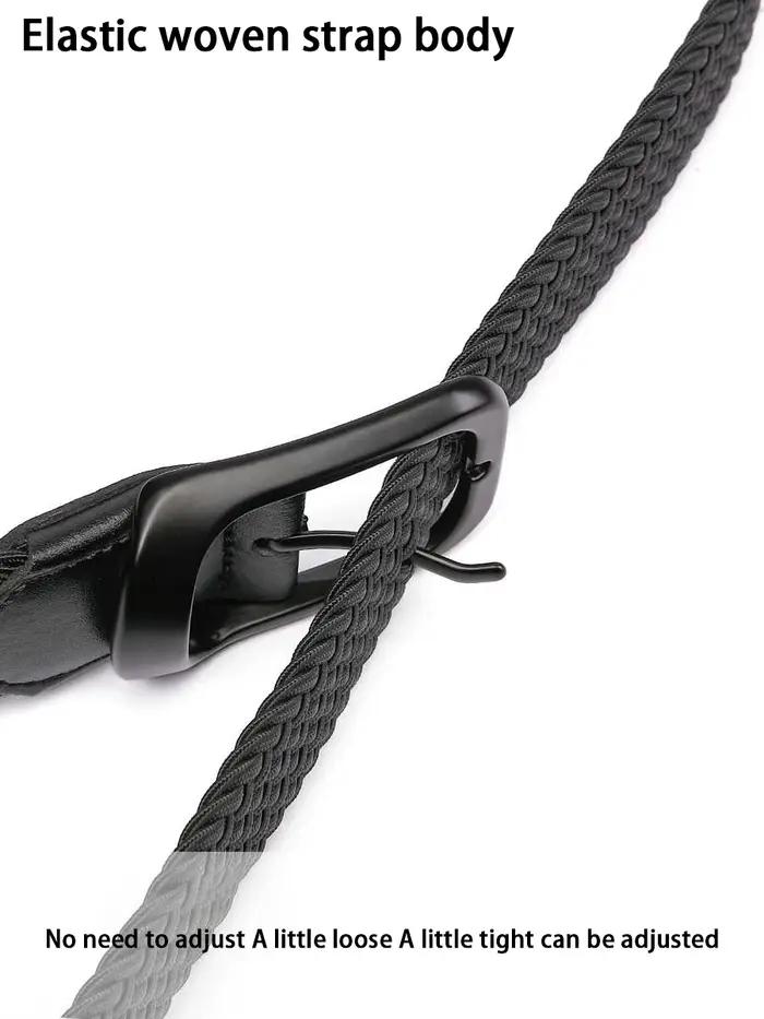 Ceinture de tissage ceinture à la mode pour hommes pour jeunes adultes ceinture de pantalon en toile