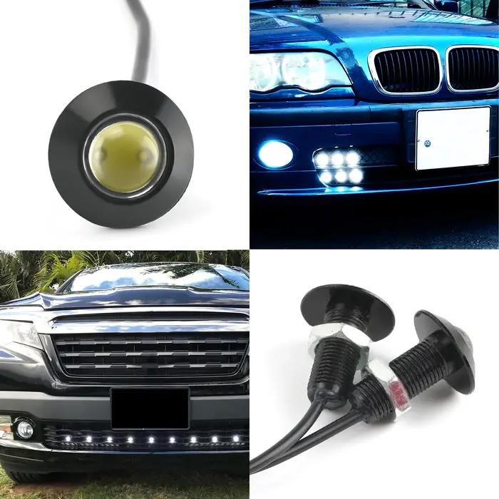 Eclairage de calandre LED Eagle Eye, antibrouillard blanc Hawkeye ultra fin, feu de plaque d'immatri