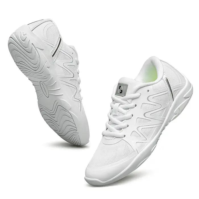 Chaussures cheerleading BAXIN16 filles - Tennis danse entraînement école blanc sport