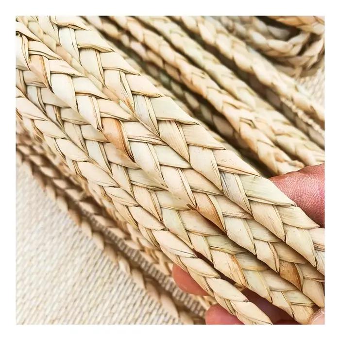 Corde de Calamus Enge Naturelle Tressée en Rotin et Paille Faite à la Main, Matériel de Bricolage, D
