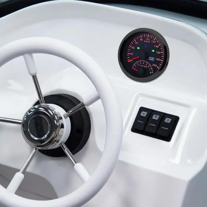 Compteur de vitesse GPS avec tachymètre, compteur de vitesse pour voiture, camion, bateau, odomcircu