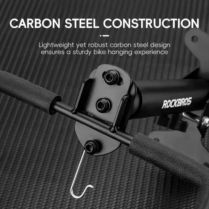 Support de Vélo Mural Réglable Conçu pour VTT et Vélos de Route Occasions Spéciales Garage Intérieur Rangement Pratique Élégant