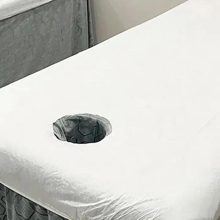 Couvre-lit élastique en tissu non tissé doux pour salon de beauté drap de lit de massage spa 10 pièces confortable relaxation bien-être professionnel usage personnel