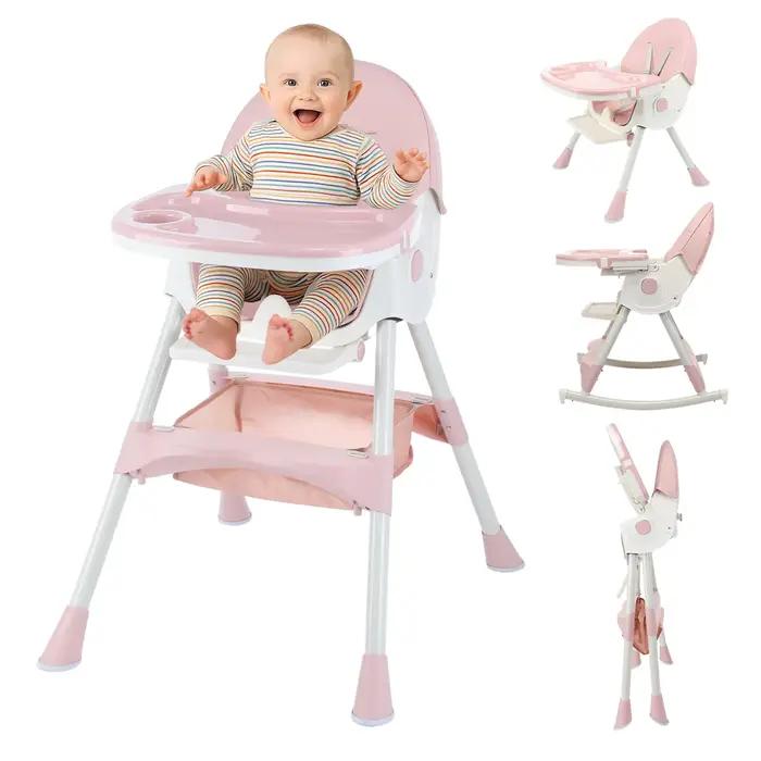 Chaises hautes 3 en 1 pour bébés et tout-petits, chaise haute/table et chaise d'apprentissage pour e