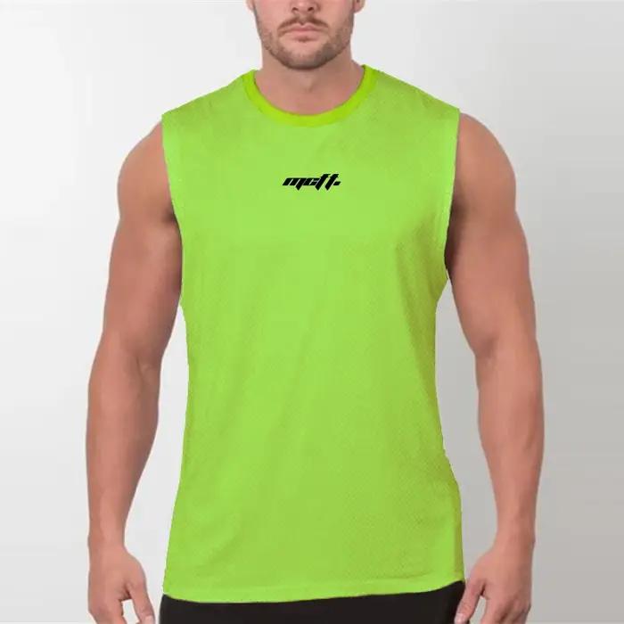 Débardeurs de fitness pour hommes – Marque de mode européenne et américaine – T-shirt de sport sans