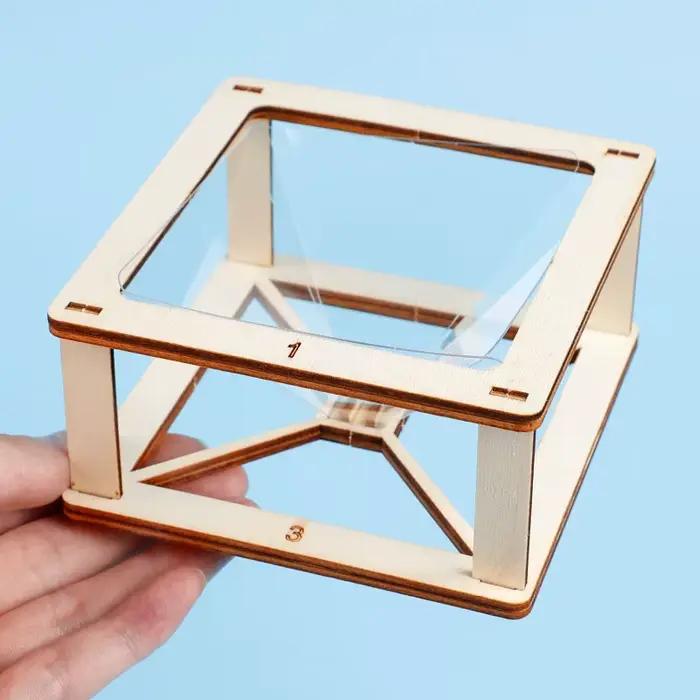 Kit de modèle de Projection holographique 3D DIY, jouet de construction scientifique et éducatif pou