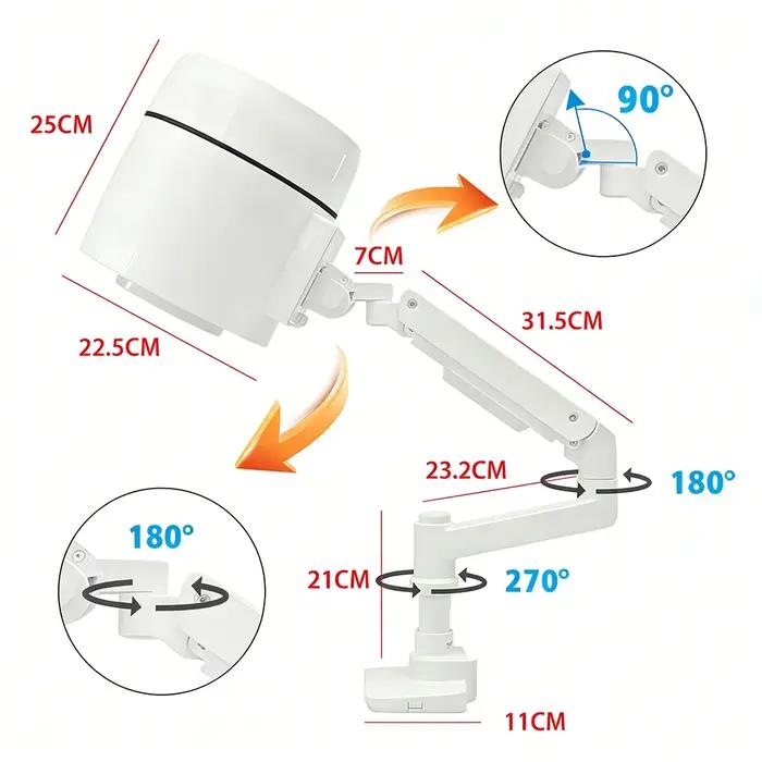 Nouvelle mise à niveau 3.0 collecteur de poussière d'ongle de bureau Salon de manucure utilisation p