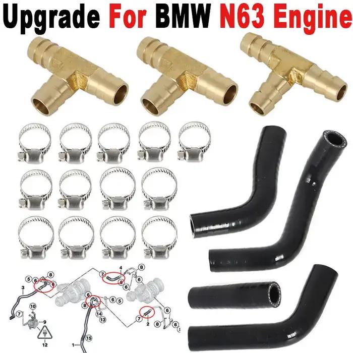 Kit de tuyau de réparation de ligne de liquide de refroidissement Turbo, mise à niveau pour BMW N63