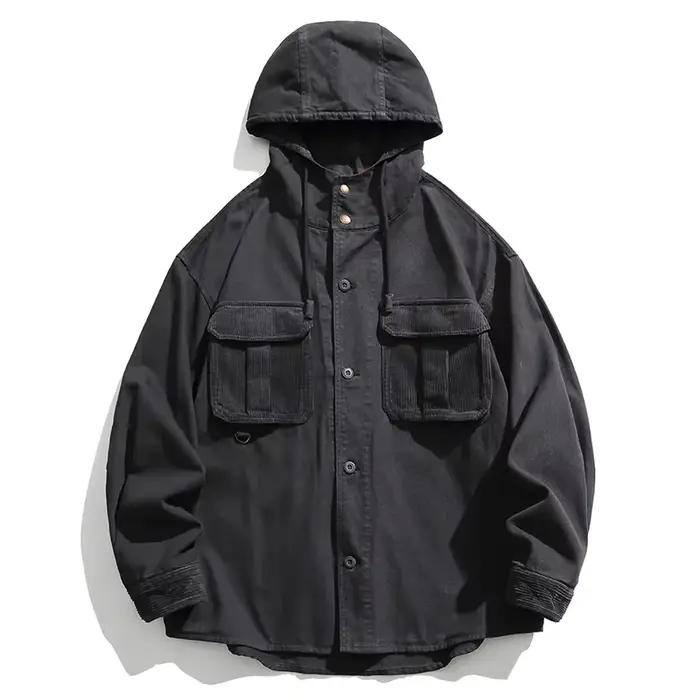 Veste à capuche vintage Harajuku pour hommes