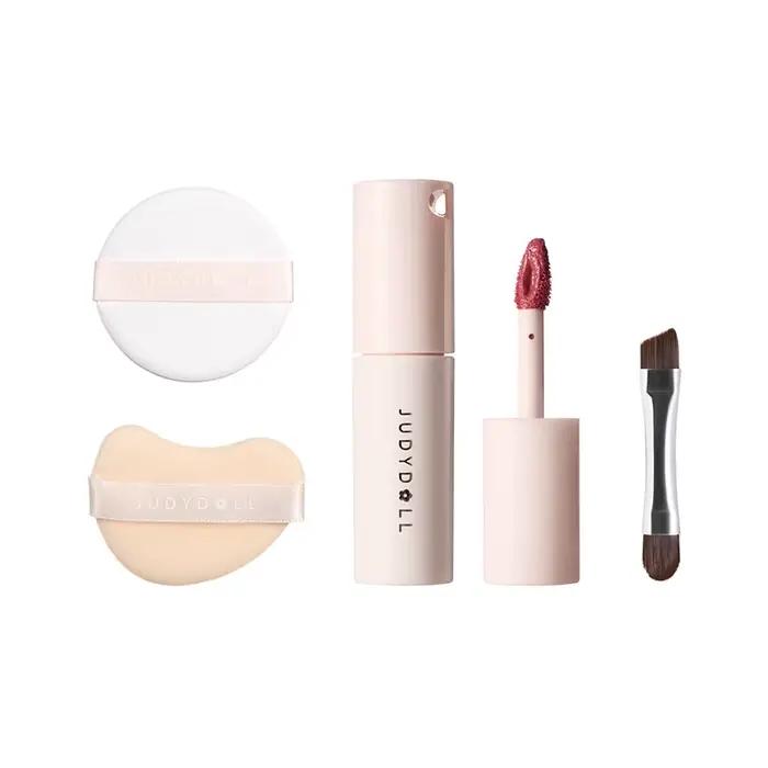 Judydoll – disque complet Portable pour le visage, petite boîte de poudre, coussin d'air, correcteur