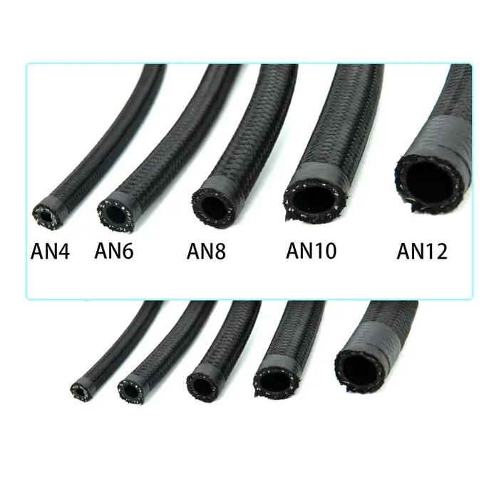1M/3M/6M AN4 AN6 AN8 AN10 tuyau de carburant huile gaz refroidisseur tuyau ligne tuyau Tube Nylon ac