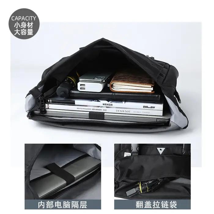 Sacs de messager Oxford imperméables pour hommes, sac à bandoulière de grande capacité, sacs à bando