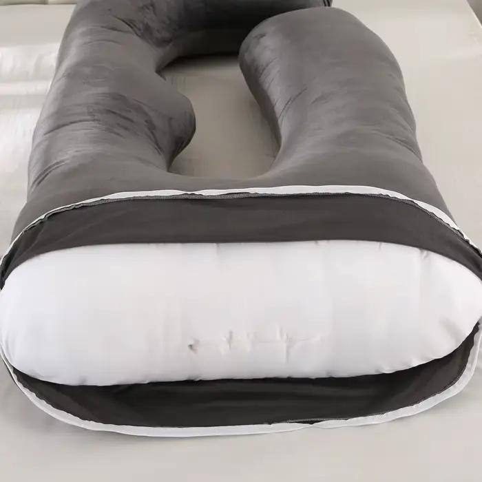 PANGDUBE 3KG coton en forme de G taille soutien oreiller pour femmes enceintes grossesse oreiller ma
