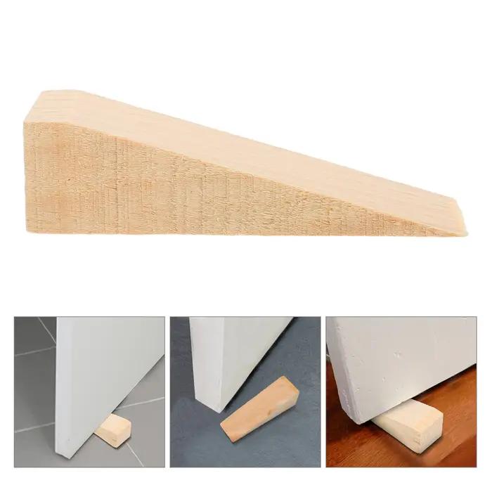 10 pièces cale en bois butée de porte bloc bouchon tapis de sol cales solide butées de porte cale