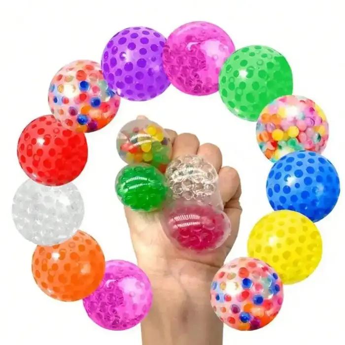 Balles anti-Stress sensorielles pour adultes et enfants, jouets Squishy Fidget, paquet de 10, jouet