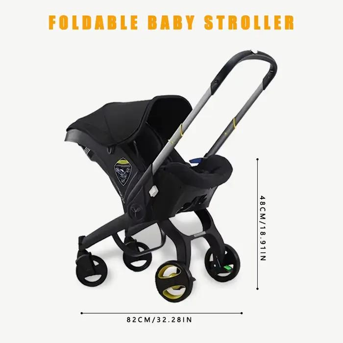 Poussette pour bébé | Chariot pliable léger bidirectionnel | Parfait pour les voyages et le shop