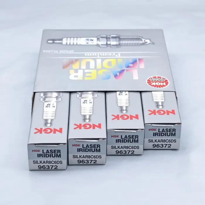 Bougie d'allumage d'origine NGK Iridium, SILKAR8C6DS 96372, adaptée pour MASERATI GHIBLI III 3.0, LE