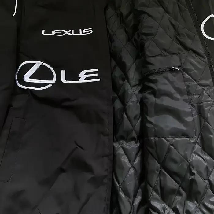 Blouson en coton brodé haut de gamme Lexus pour la course F1 et la moto, veste de moto chaude, vêtem