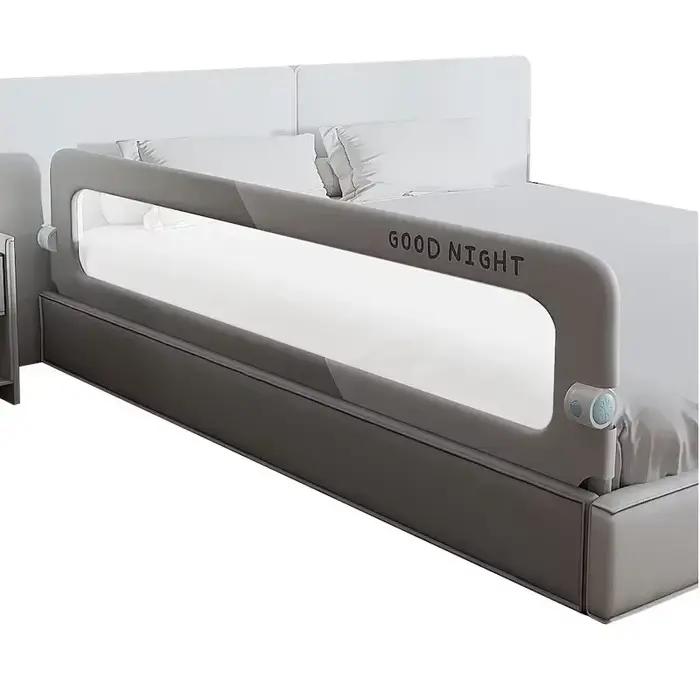 IMBABY 80CM garde-corps de lit réglable barrière de lit de sécurité pour bébé un clic pliant garde-c