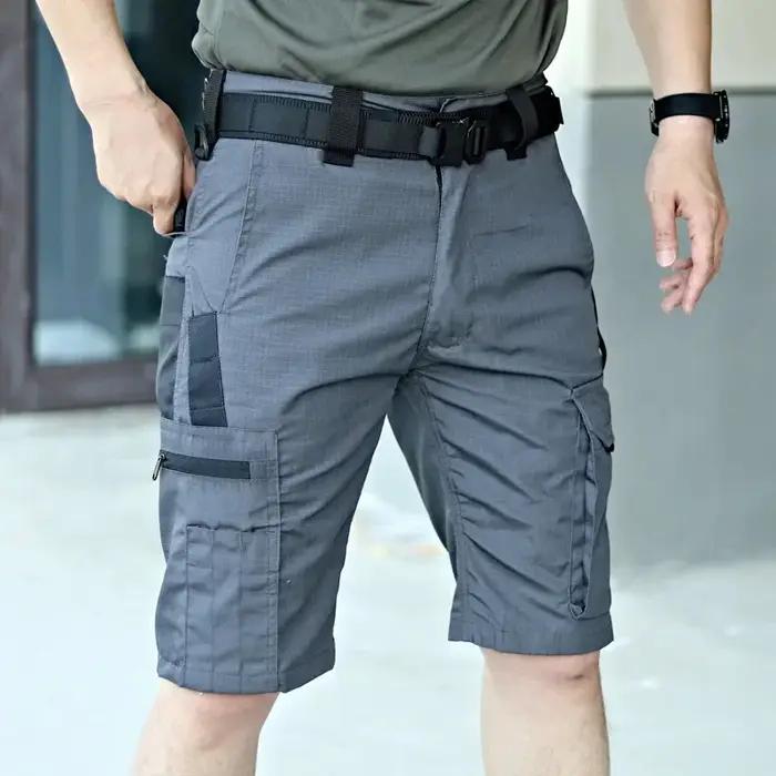 Shorts de camouflage pour hommes, pantalons militaires multi-poches à séchage rapide, pour l'été, ra