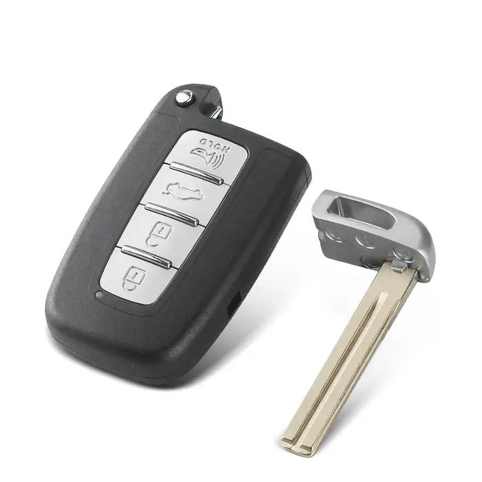 KEYYOU 2/3/4 boutons coque de clé télécommande de voiture intelligente pour Hyundai IX35 Sonata 8 El