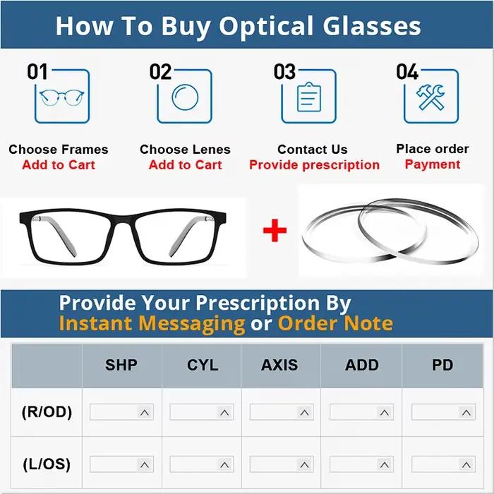 Lunettes Anti-rayons bleus et photochromiques, lentille de Prescription optique, lentille de lecture
