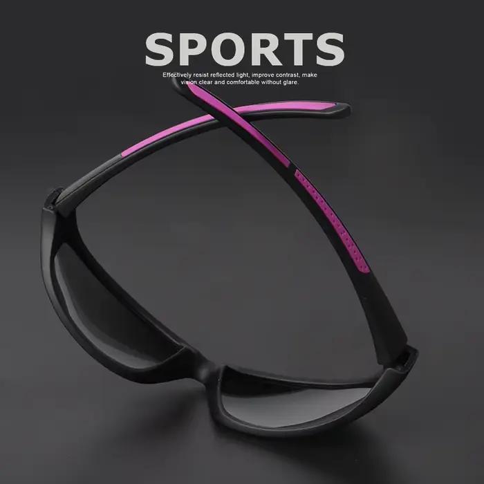Lunettes de soleil de sport polarisées pour hommes et femmes, verres TAC de course, de pêche, Anti-é