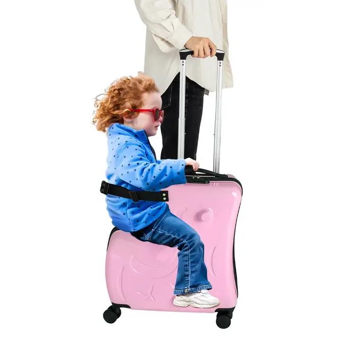 NOUVELLE Valise à roulettes 20 pouces pour enfants avec double roue pivotante, capacité de 66 lb, ba