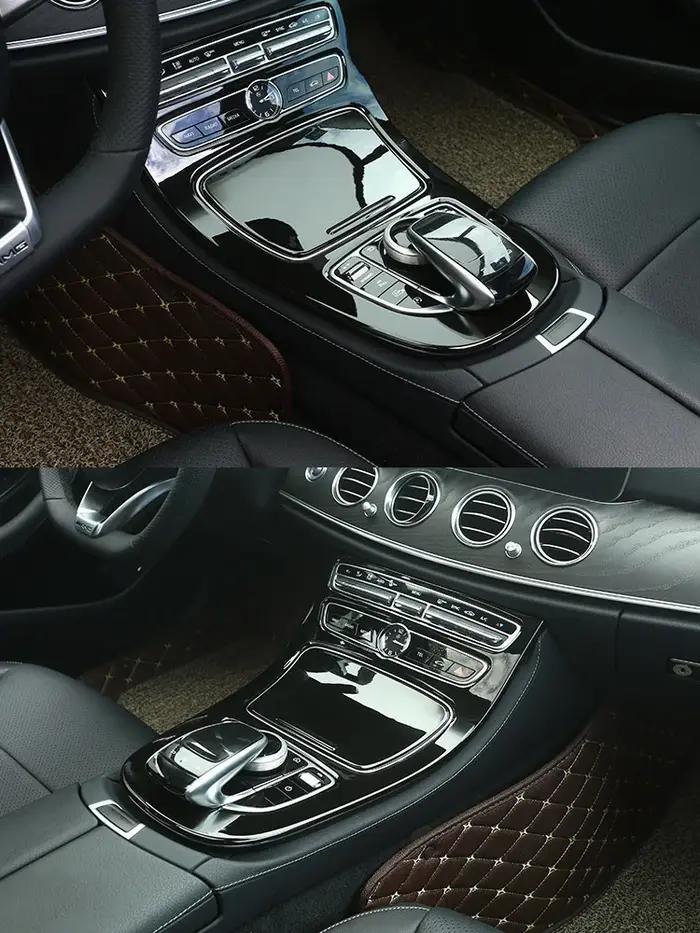 Autocollant de couverture de panneau décoratif de console centrale de voiture, accessoires intérieur