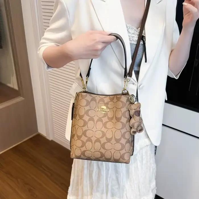 Sac à langer unique rétro vintage pour femme, sac bandoulière de luxe de marque célèbre