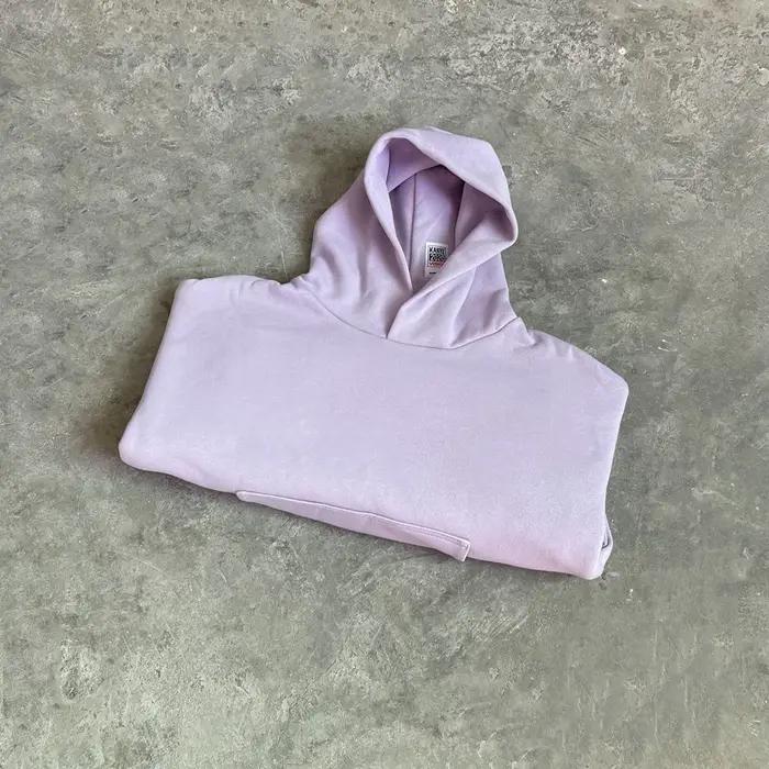 Yao mode Kanye 2020 campagne hauts à capuche sweat Streetwear surdimensionné Vintage Double tissu pu
