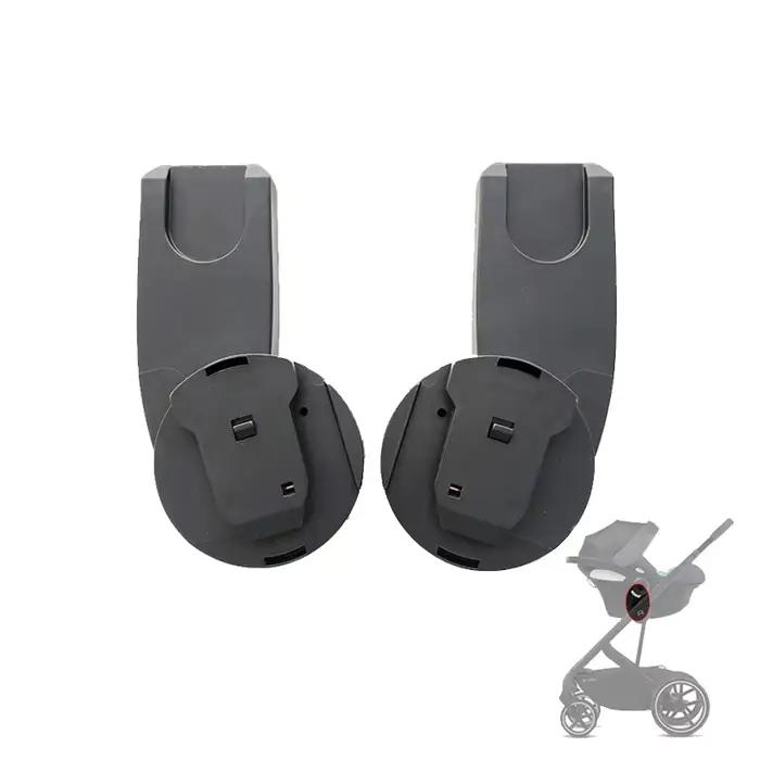 Adaptateur de siège auto pour poussette compatible Cybex Balios S Lux Talos Aton Cloud Q/Z Maxi-Cosi Be Safe Baby Basket Buggy Conventer pour déplacements sécurisés et flexibles avec bébé