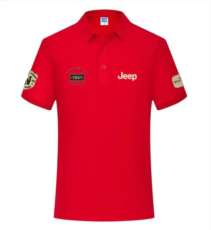 Nouveau t-shirt et polo en coton de haute qualité Jeep 2026, chemise décontractée à manches courtes