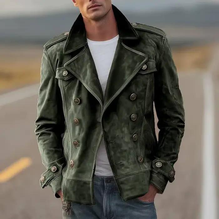 Nouvelle veste décontractée pour homme, mode automne/hiver 2026, style européen et américain