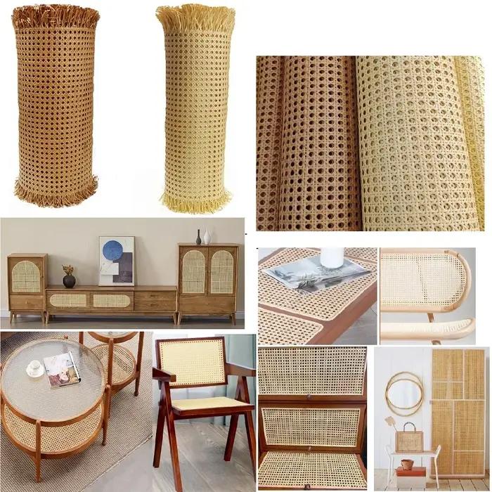 Rouleau de Rotin Indonésien en Sangle Plastique, Décoration Murale, Réparation de Meubles, Chaise, T