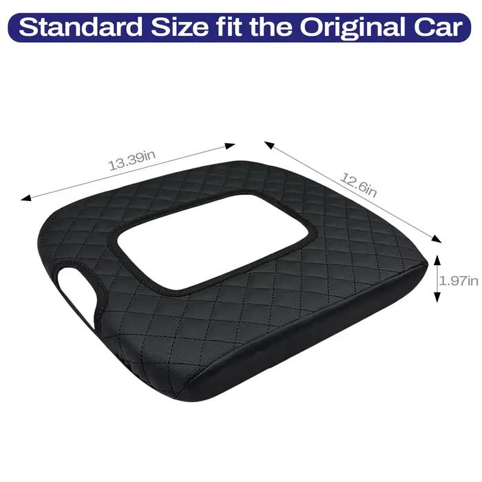 Housse de protection de console centrale et coussin d'accoudoir pour Chevrolet Silverado et GMC Sierra 2014-2018 élégance et confort intérieur voiture