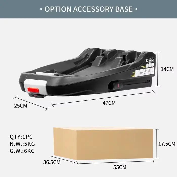 Poussette 4-en-1 avec base ISOFIX expédiée depuis l'UE, siège auto pour enfant, poussette de luxe po