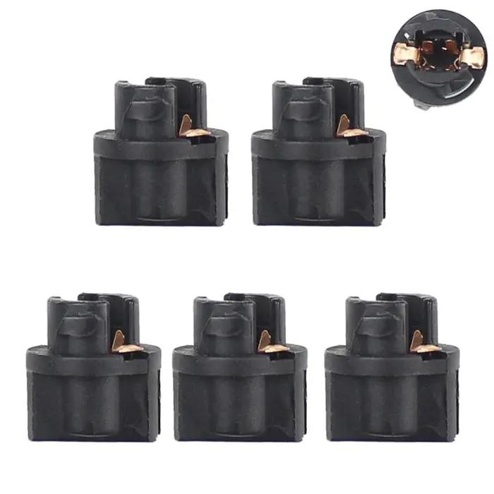 Support de lampe de remplacement, lot de 5 pièces, lampe de signalisation T5, LED, torsadé, tableau