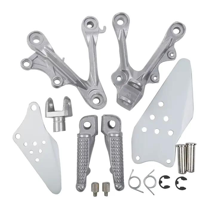 Jeu de supports de repose-pieds avant pour moto KAWASAKI Ninja ZX6R 2009-2018 ZX636 2013 2014 2015 2