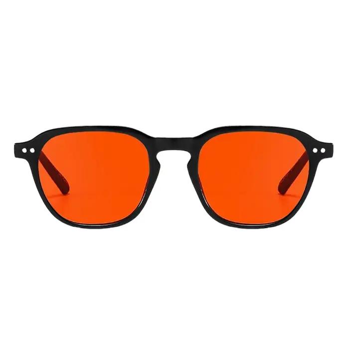 Mode carré rond lunettes De soleil hommes femmes marque concepteur rétro lunettes De soleil mâle fem
