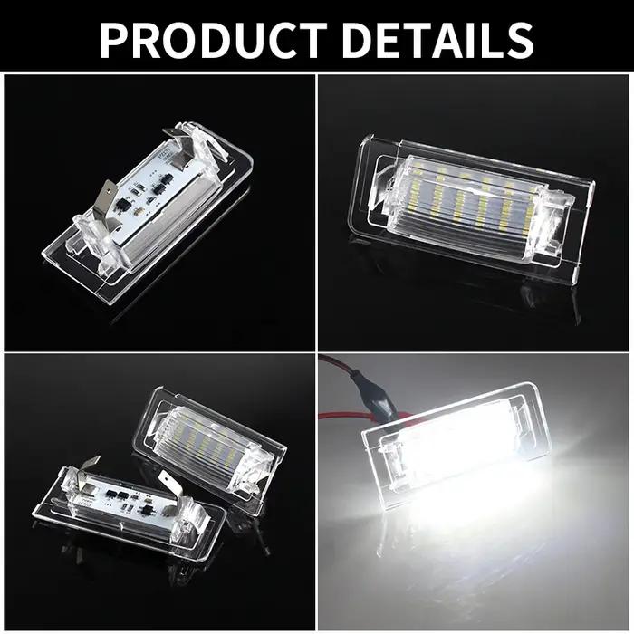 Lampe de plaque de planificateur de numéro LED Canbus, remplacement de la lampe OEM, 8N0943021A, 8N0