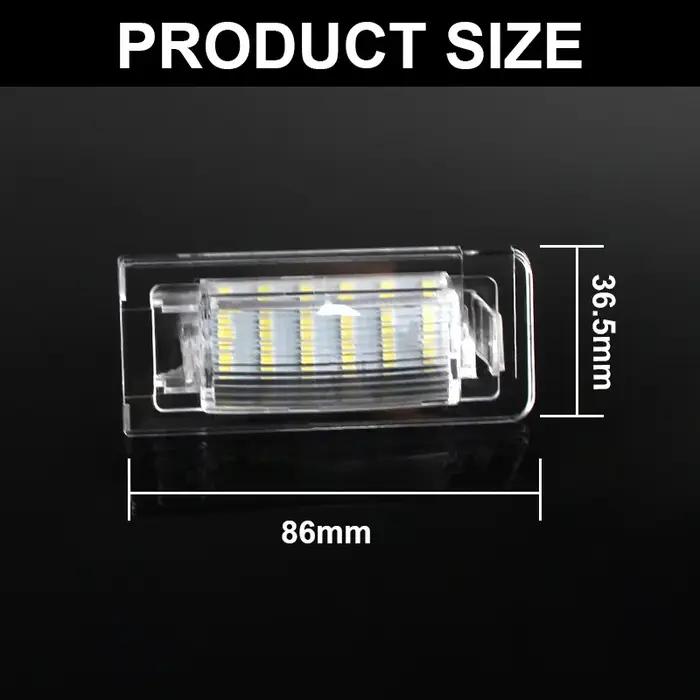 Lampe de plaque de planificateur de numéro LED Canbus, remplacement de la lampe OEM, 8N0943021A, 8N0