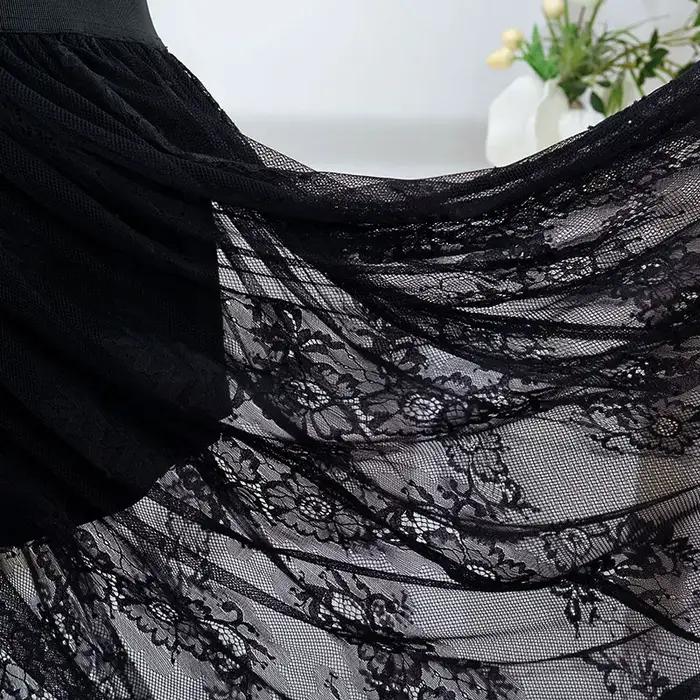 Robe de soirée élégante en dentelle pour femmes, tenue de soirée élégante, Sexy, transparente, Maxi,