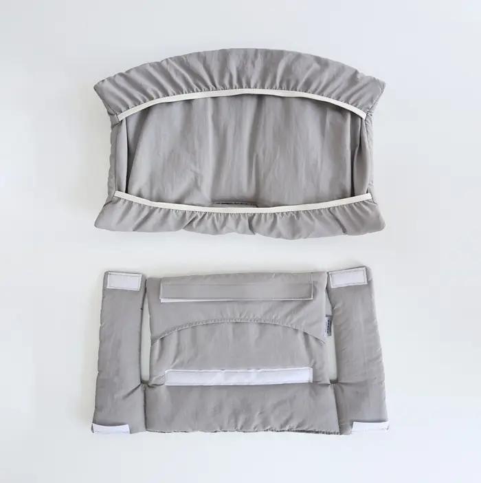 Nouveau coussin de chaise de salle à manger pour enfants de couleur unie, coussin de repas respirant