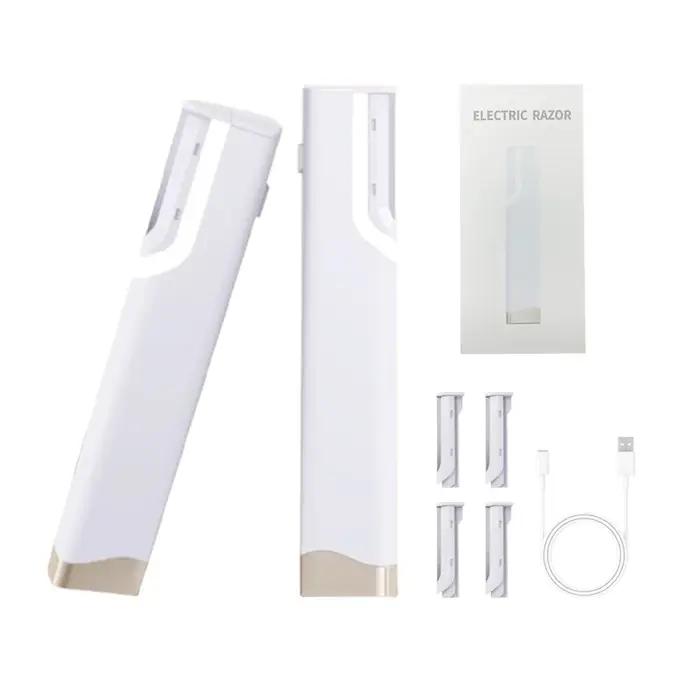 Rasoirs électriques pour femmes, rasoir corporel sans fil pour voyage, tondeuse à sourcils, tondeuse