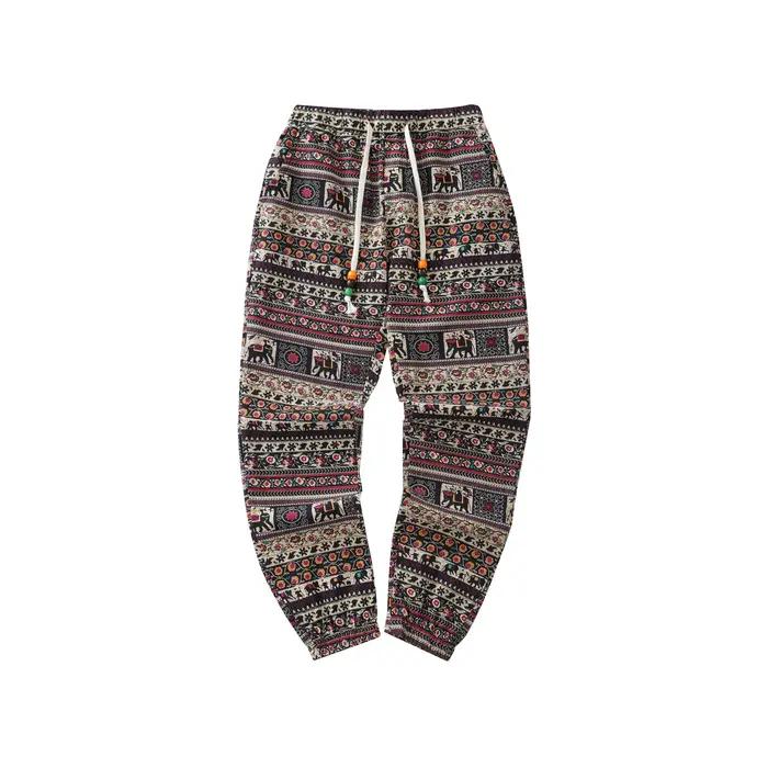Pantalon de jogging homme imprimé floral, nouvelle mode printemps 2026, taille européenne, décontrac