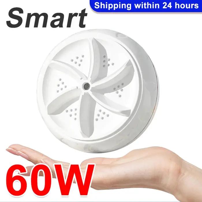 60W USB Portable Machine à laver rotative Turbo ultrasons lave-vaisselle fruits Mini Machine à laver